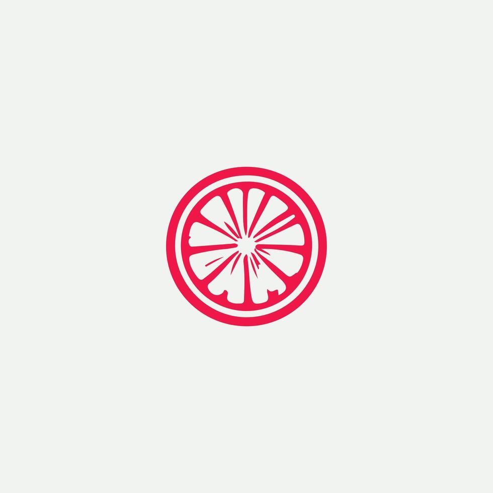 Citrus Delight Fruit logo vector