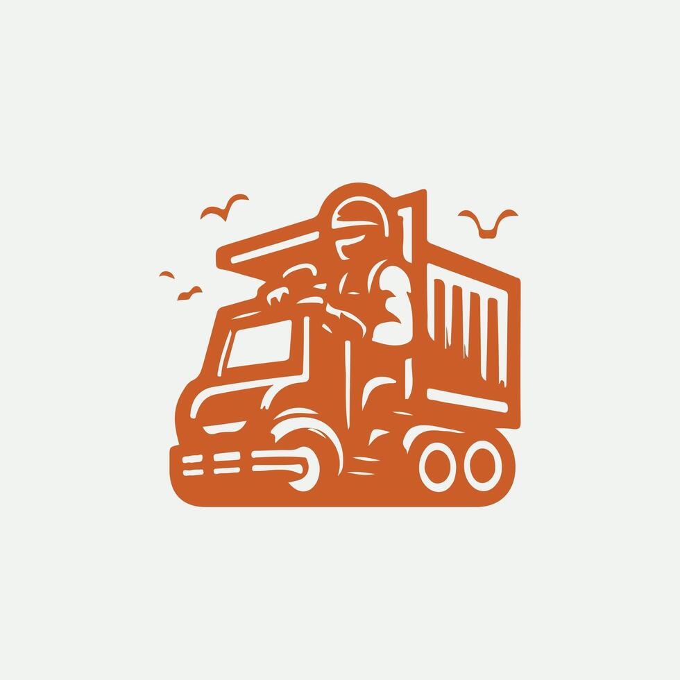 Smart Pack Compactor design vector