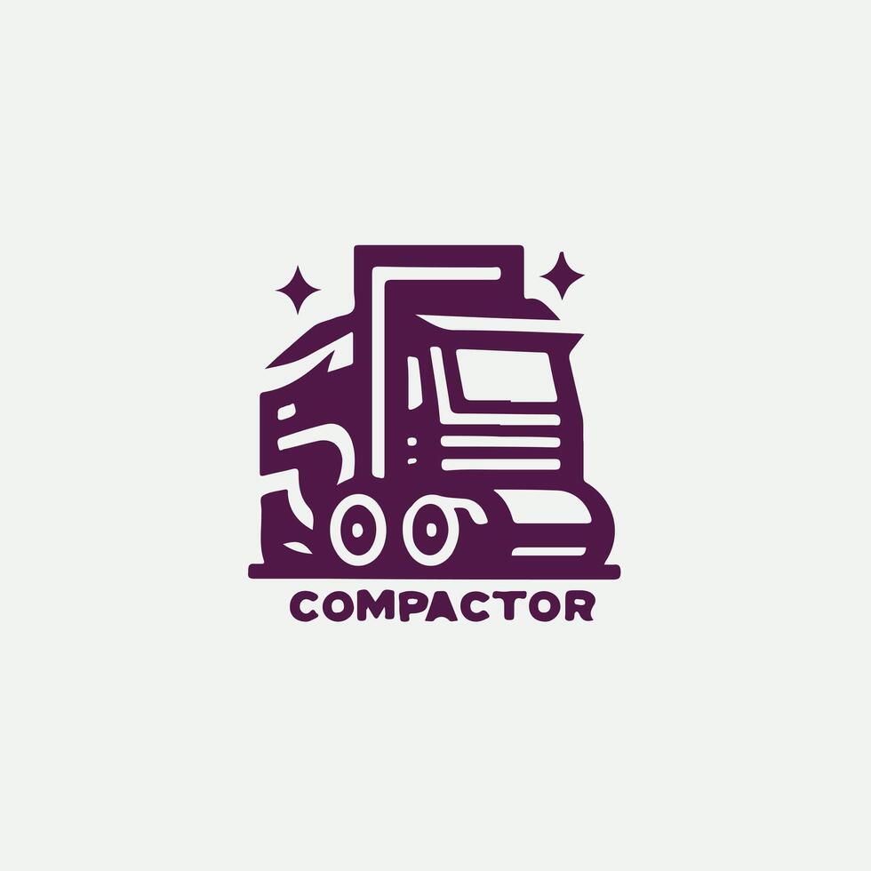 Total Compactor Compactor design vector