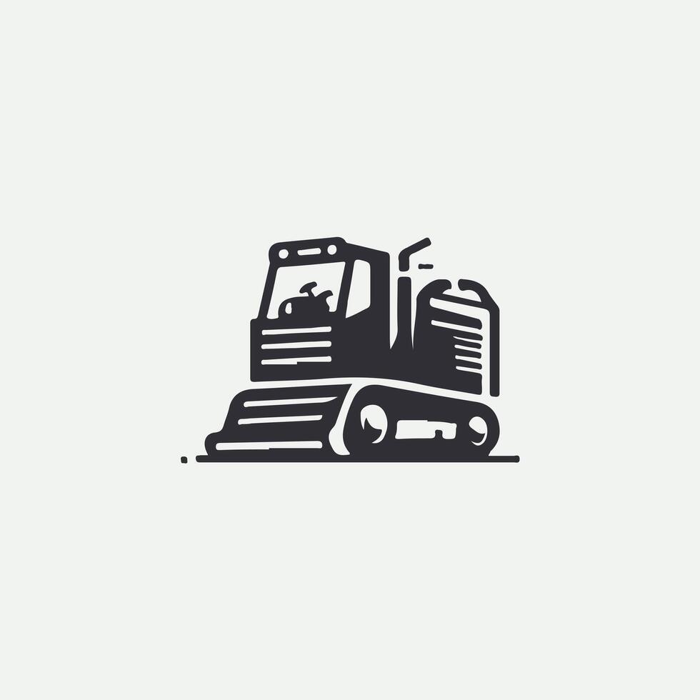 Power Press Compactor Compactor design vector