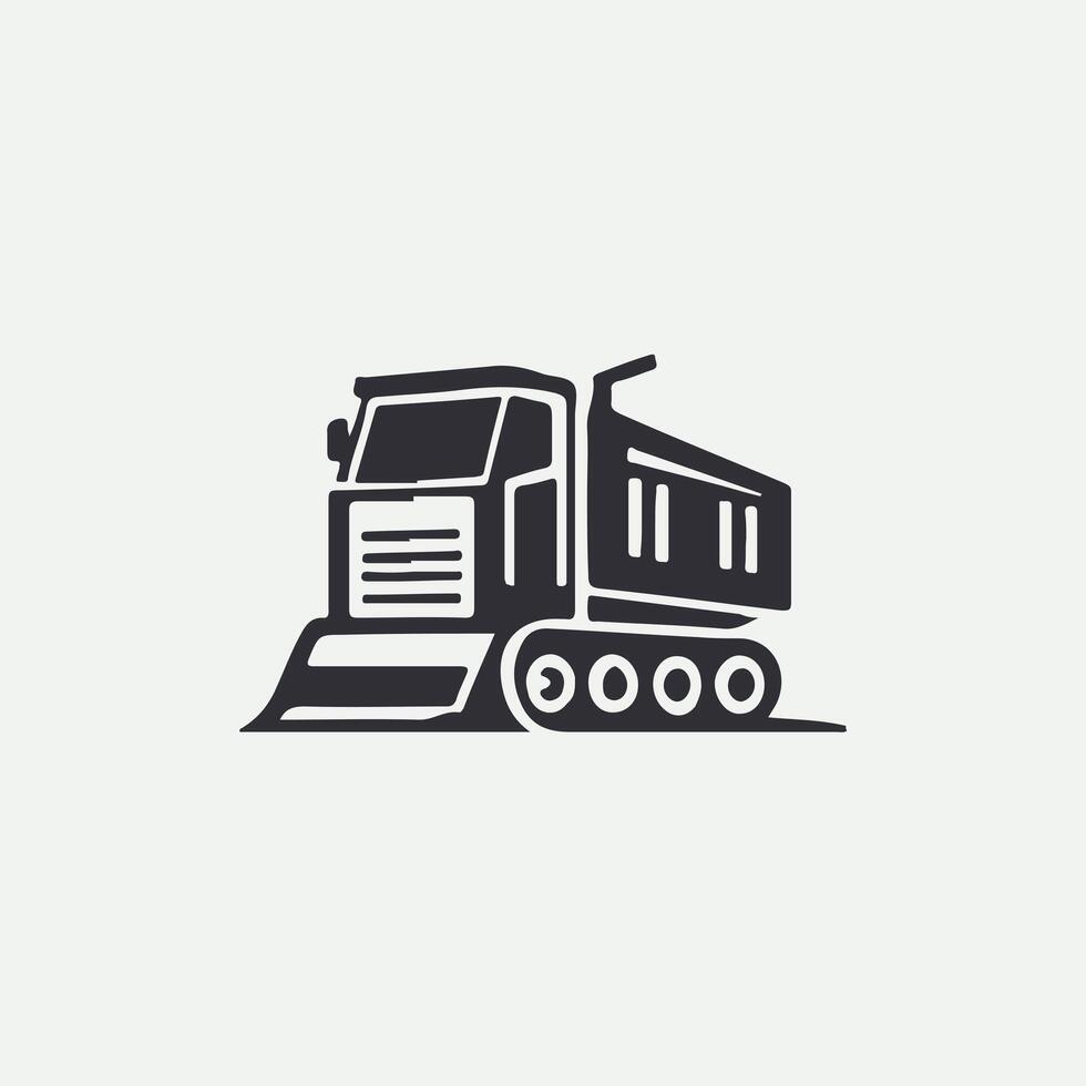 Ground Pack Compactor design vector