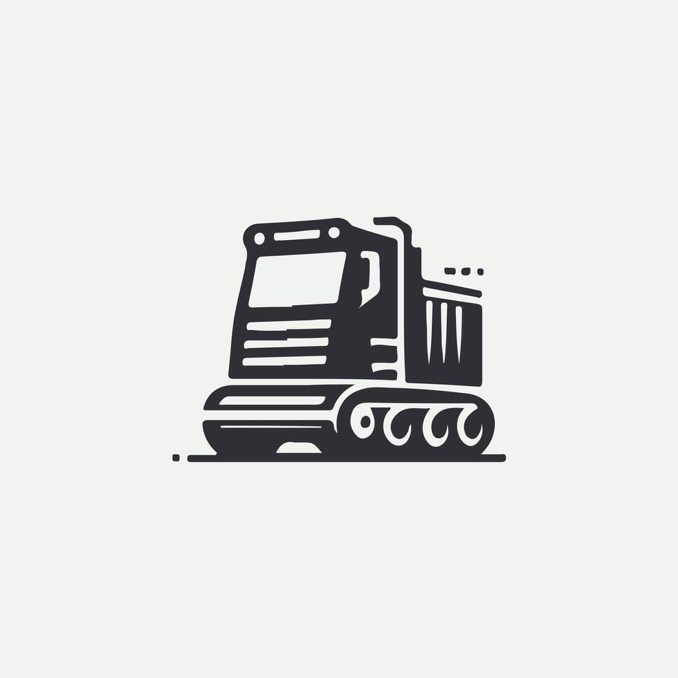 Solid Compactor Compactor design vector