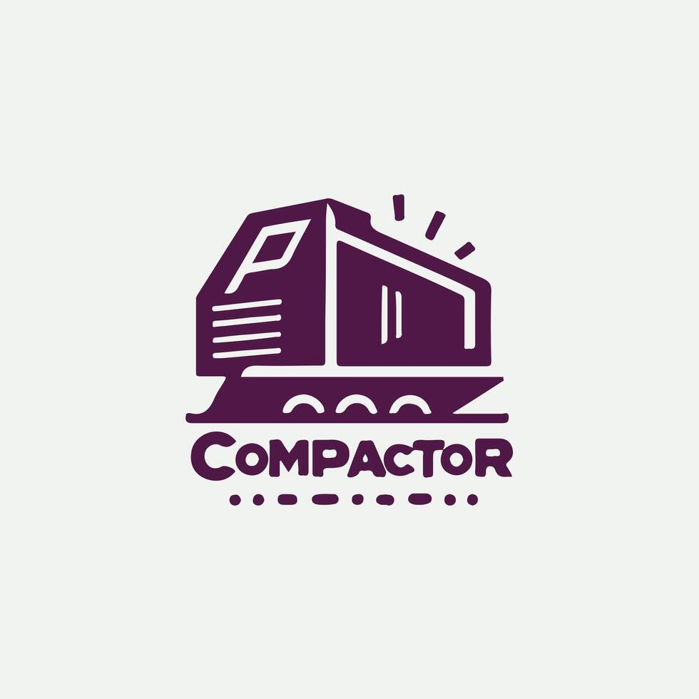 Compactor Max Tech Compactor design vector