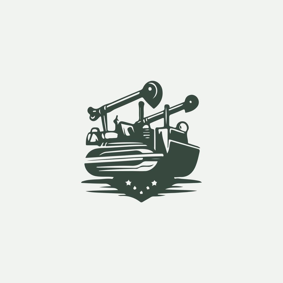 Mighty Trencher Trencher design vector