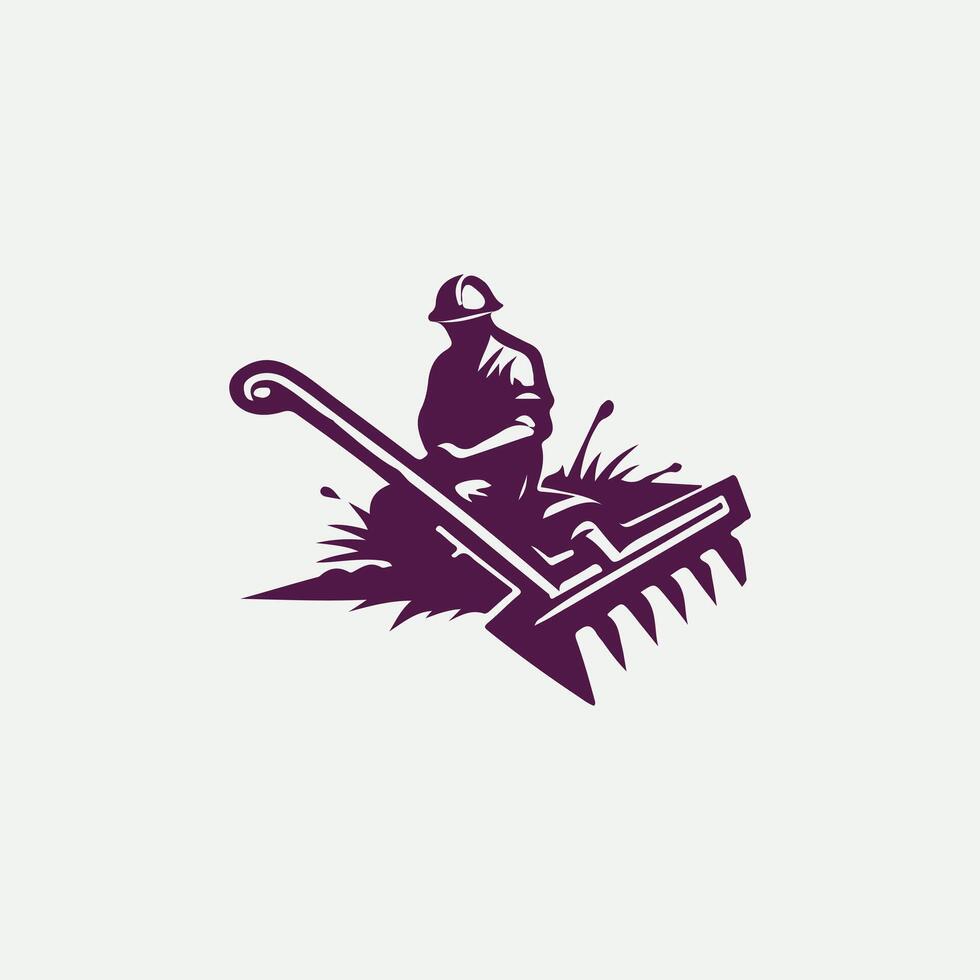 Power Trench Trencher vector