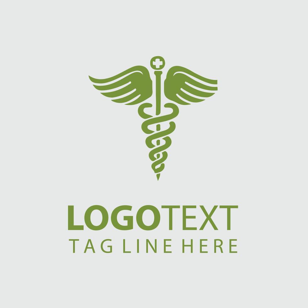 Caduceus Gaze Caduceus Symbol design vector