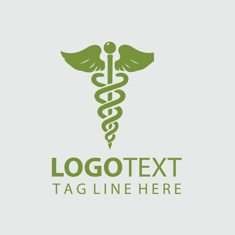 Caduceus Reign Caduceus Symbol design vector