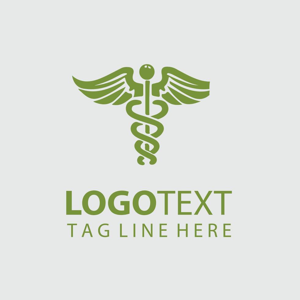 Caduceus Power Caduceus Symbol design vector