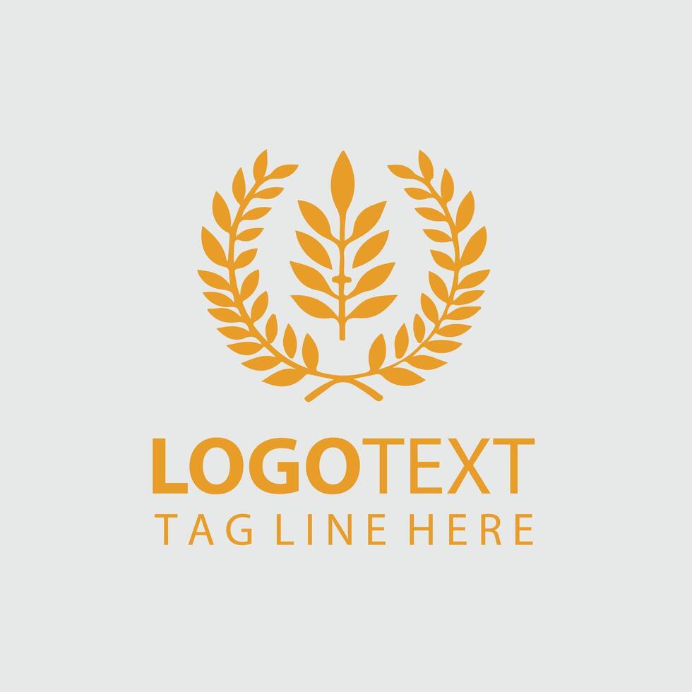 Laurel Gleam Laurel Wreaths design vector