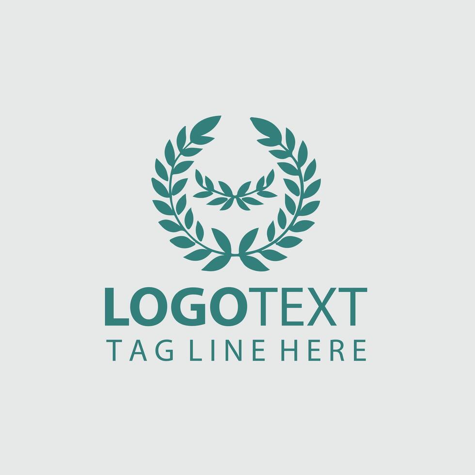 Laurel Legend Laurel Wreaths design vector
