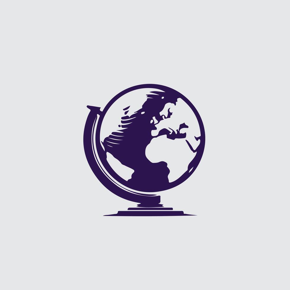 Orb Rise Globe design vector