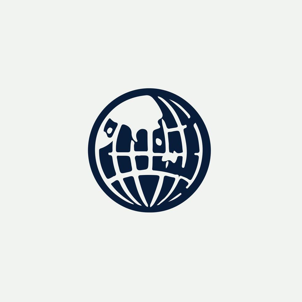 Global Sphere X Globe design vector