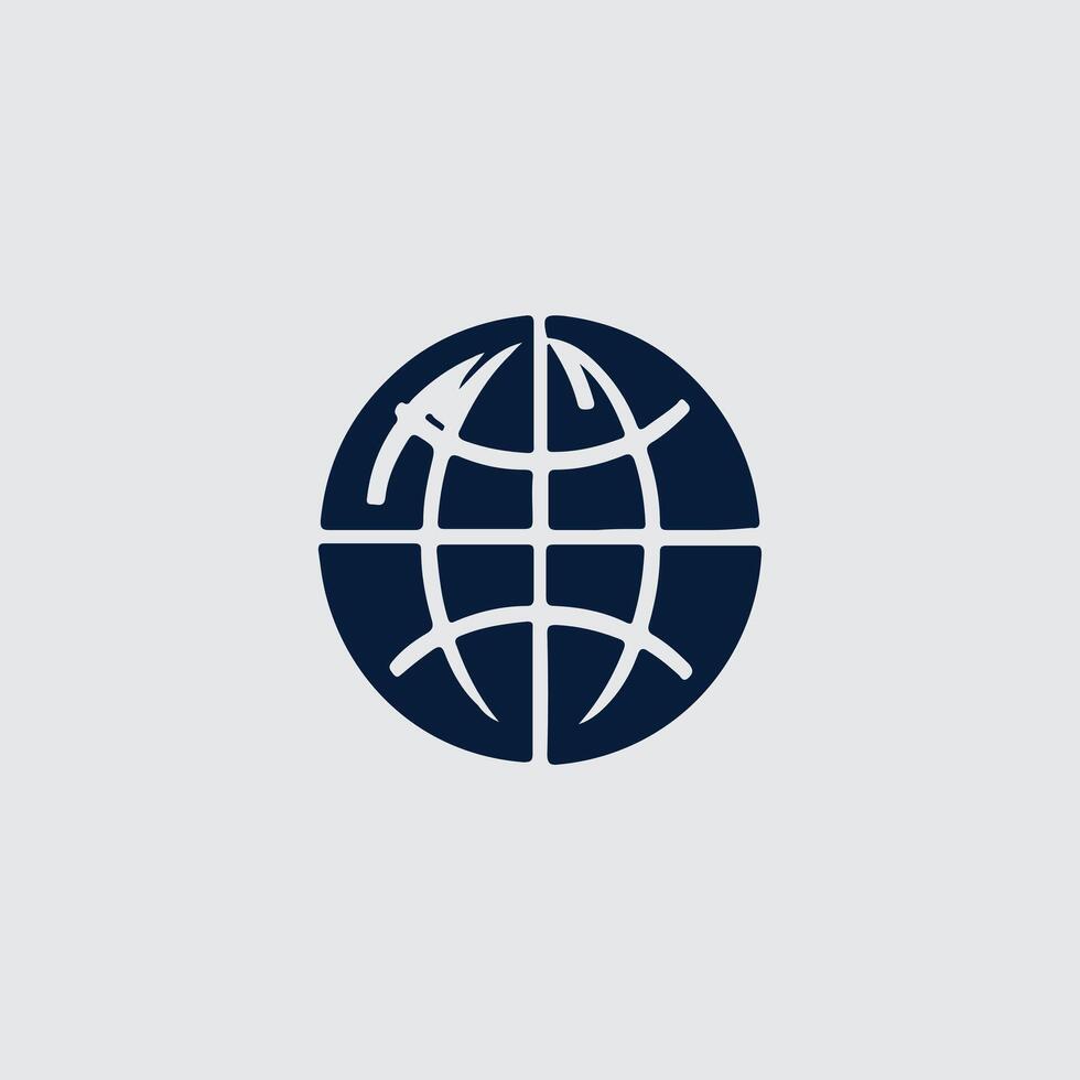 Globe Navigator X Globe design vector