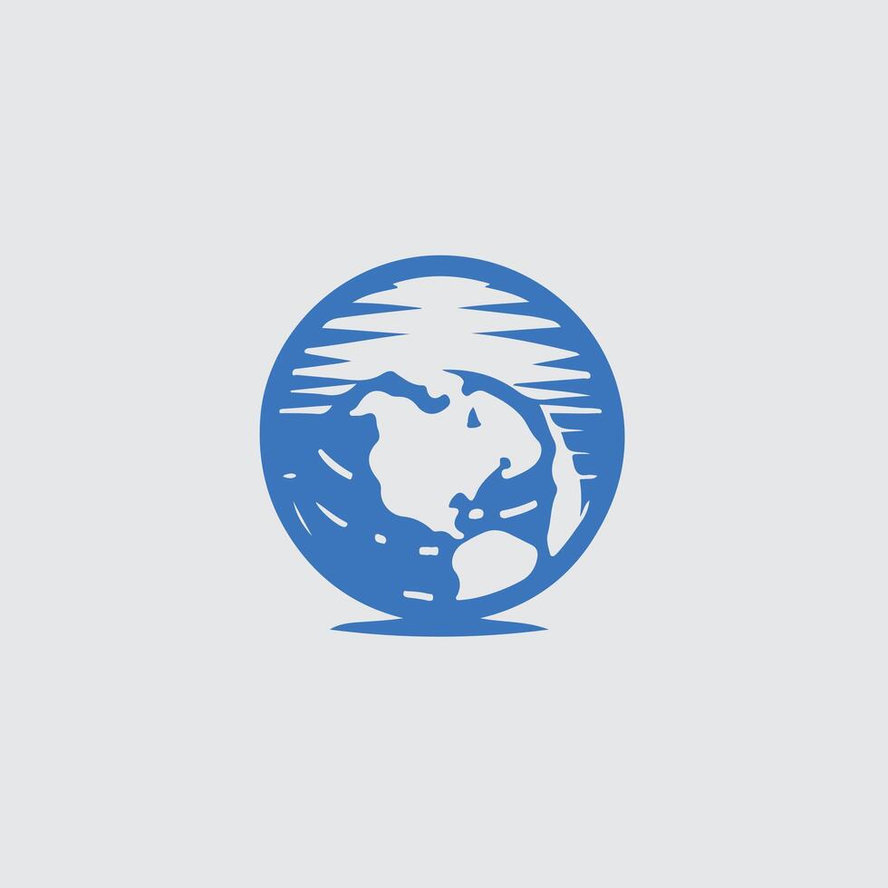 Terra Zoom Globe design vector