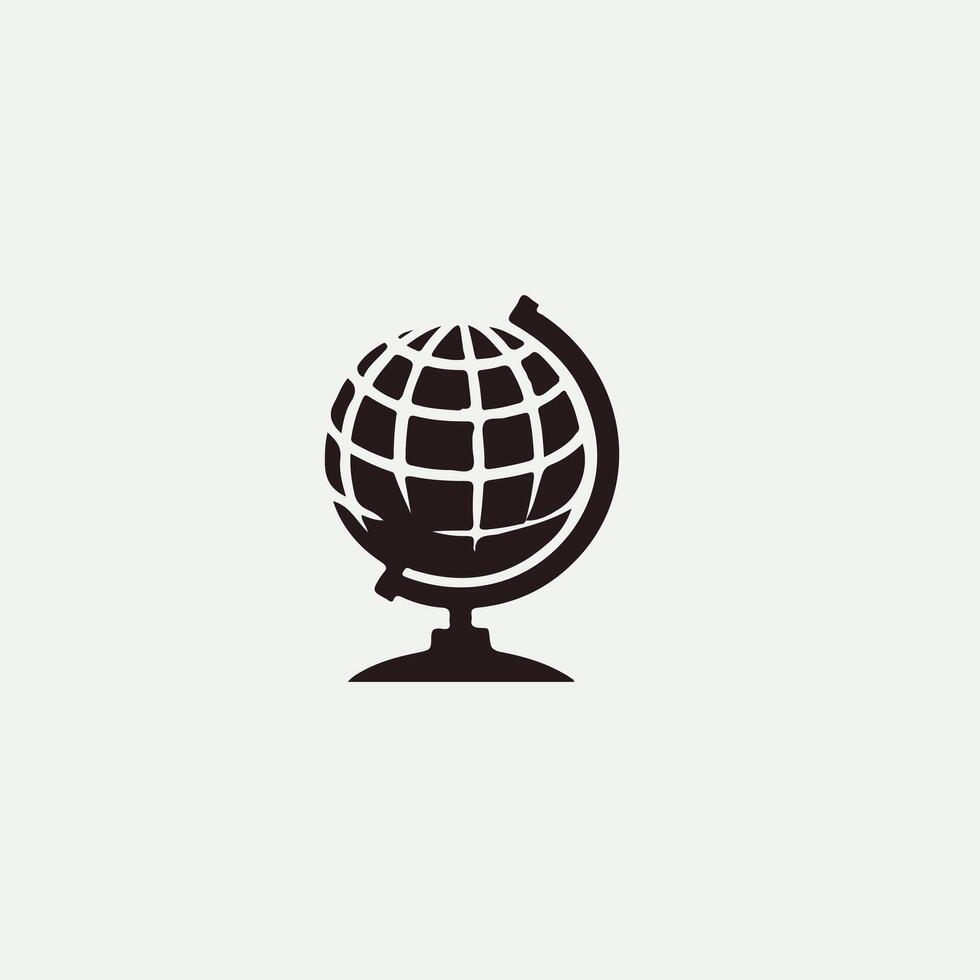 Global Orbit Globe design vector