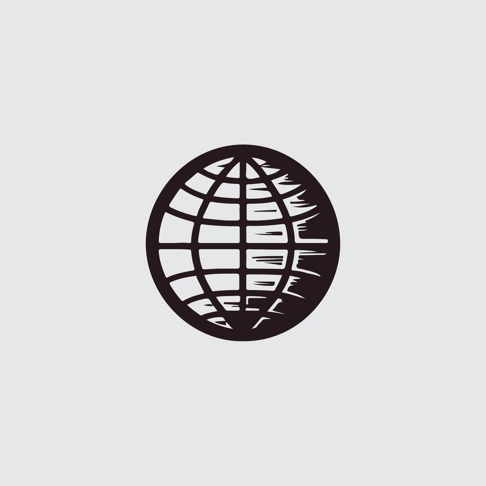 Globe Navigator Globe design vector