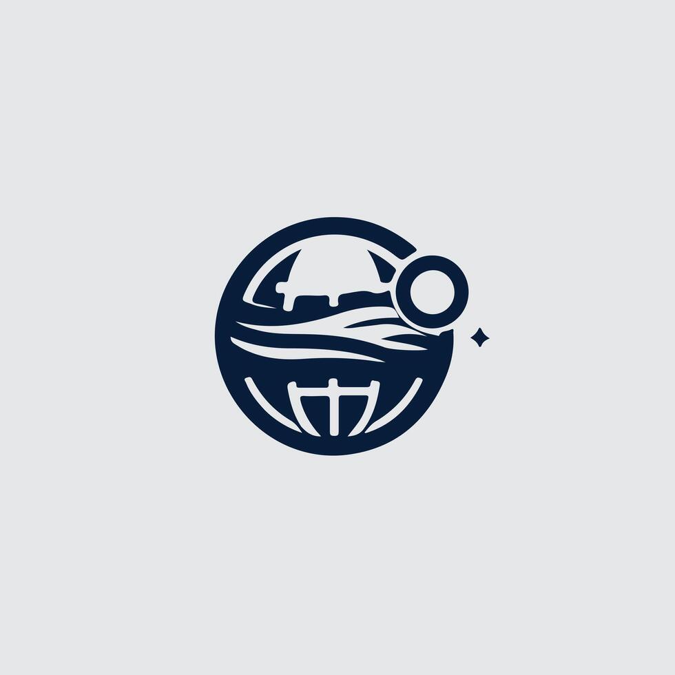 Globe Wind Globe design vector