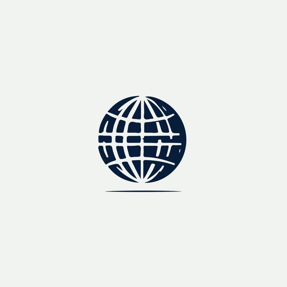 Earth Orbits Globe design vector