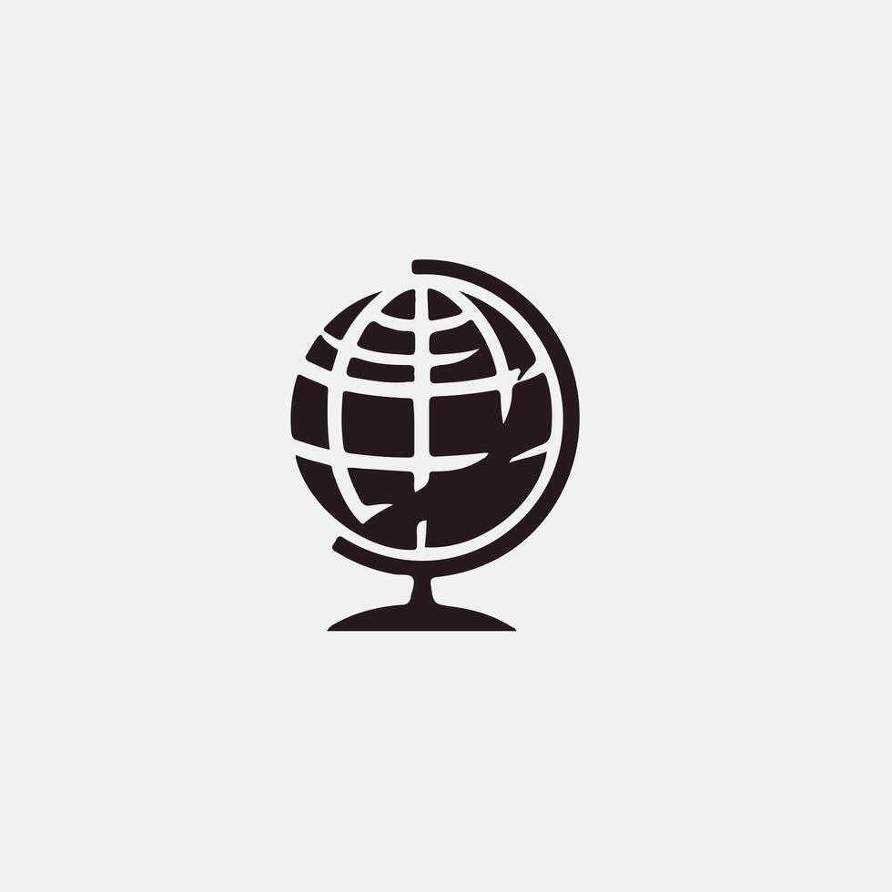 Terra Sphere X Globe design vector