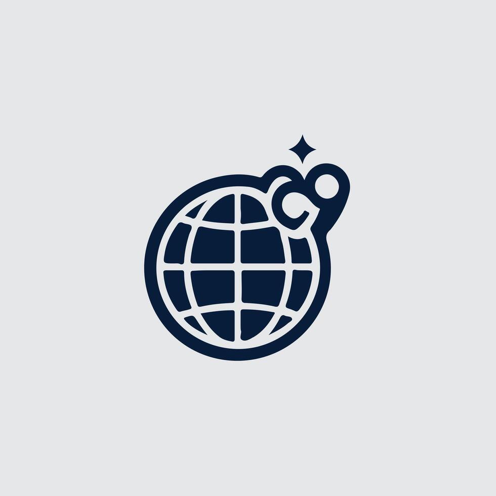 Globe Vista Globe design vector