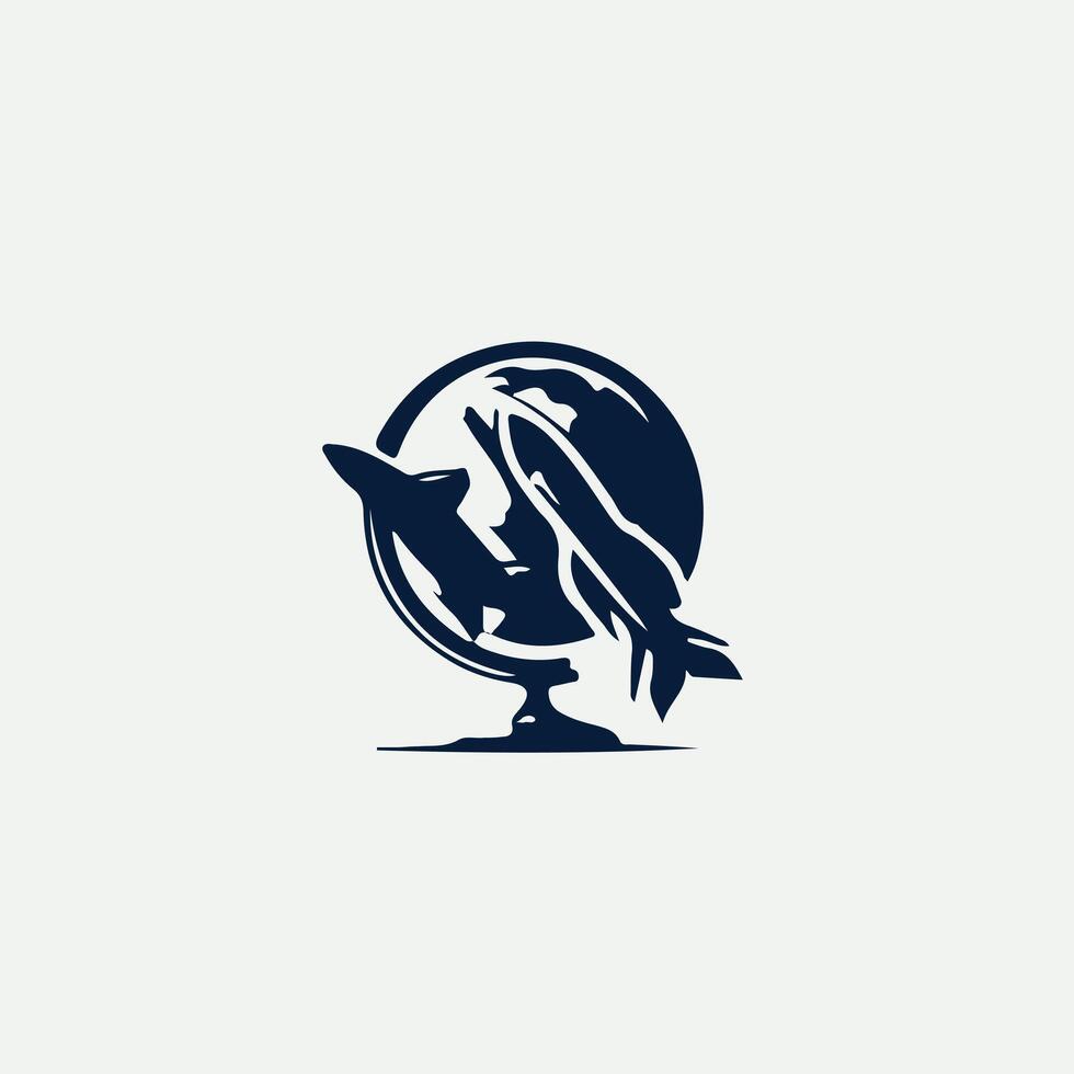 Globe Pulse Globe design vector