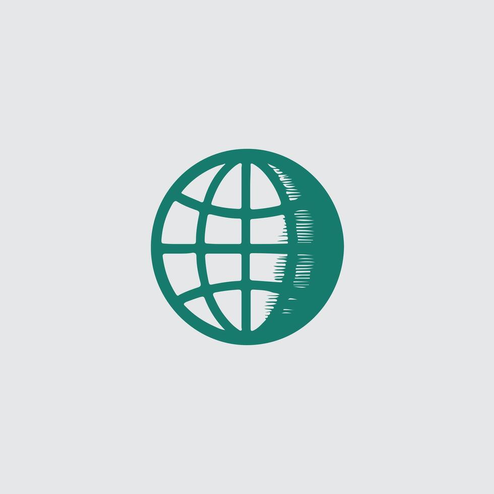 World Map Globe design vector