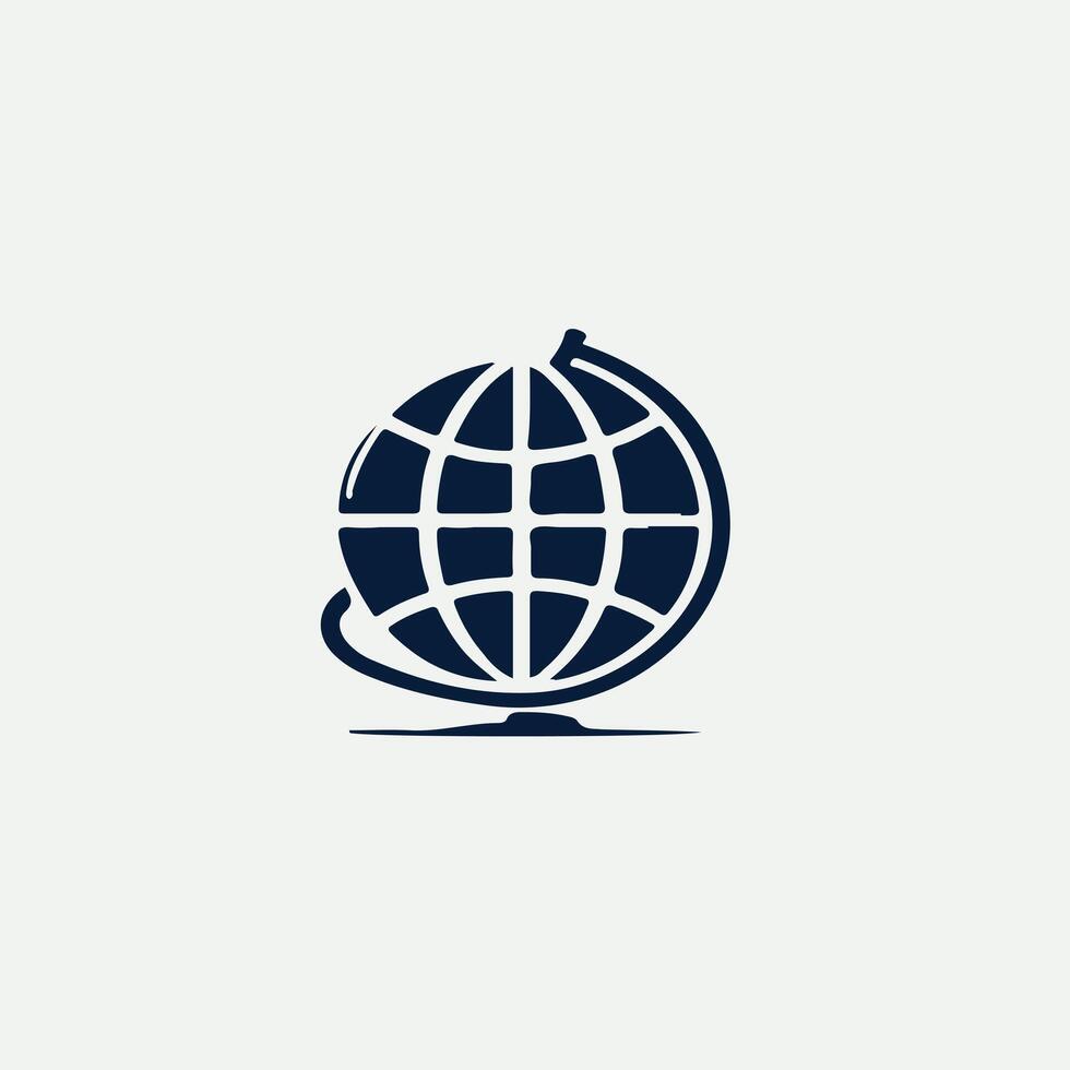 Earth Navigator Globe design vector