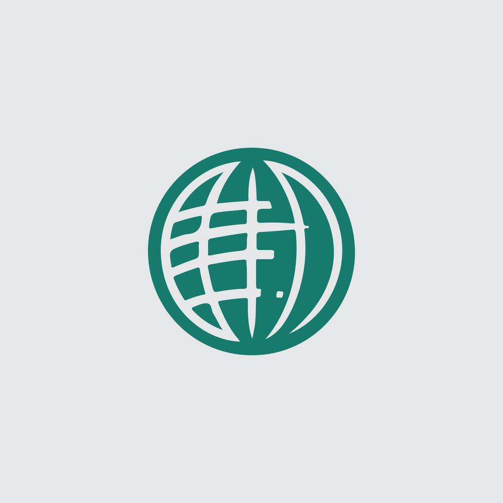 Sphere Flow Globe design vector