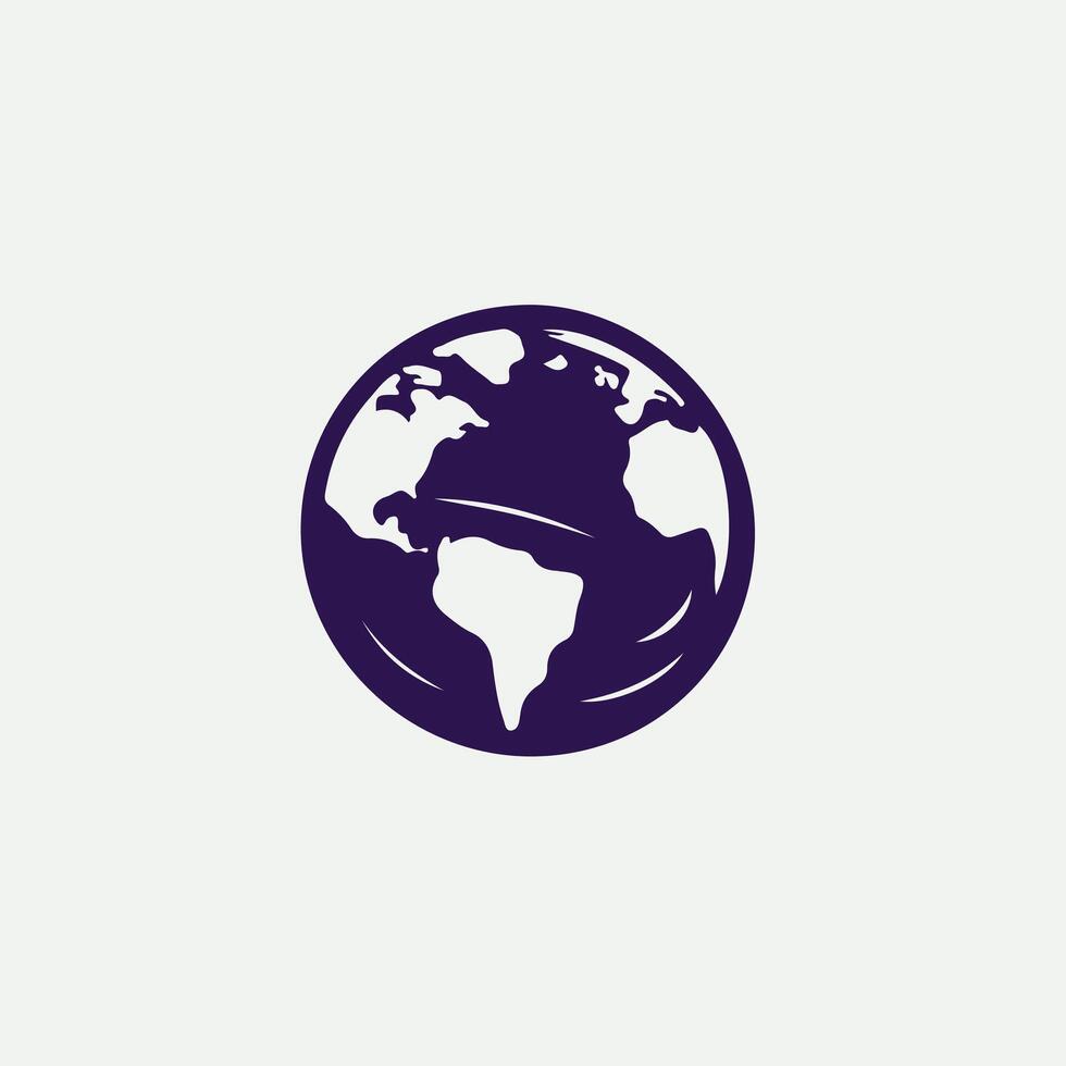 Global Bloom Globe design vector