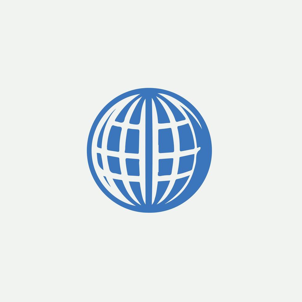 Terra Global Globe design vector