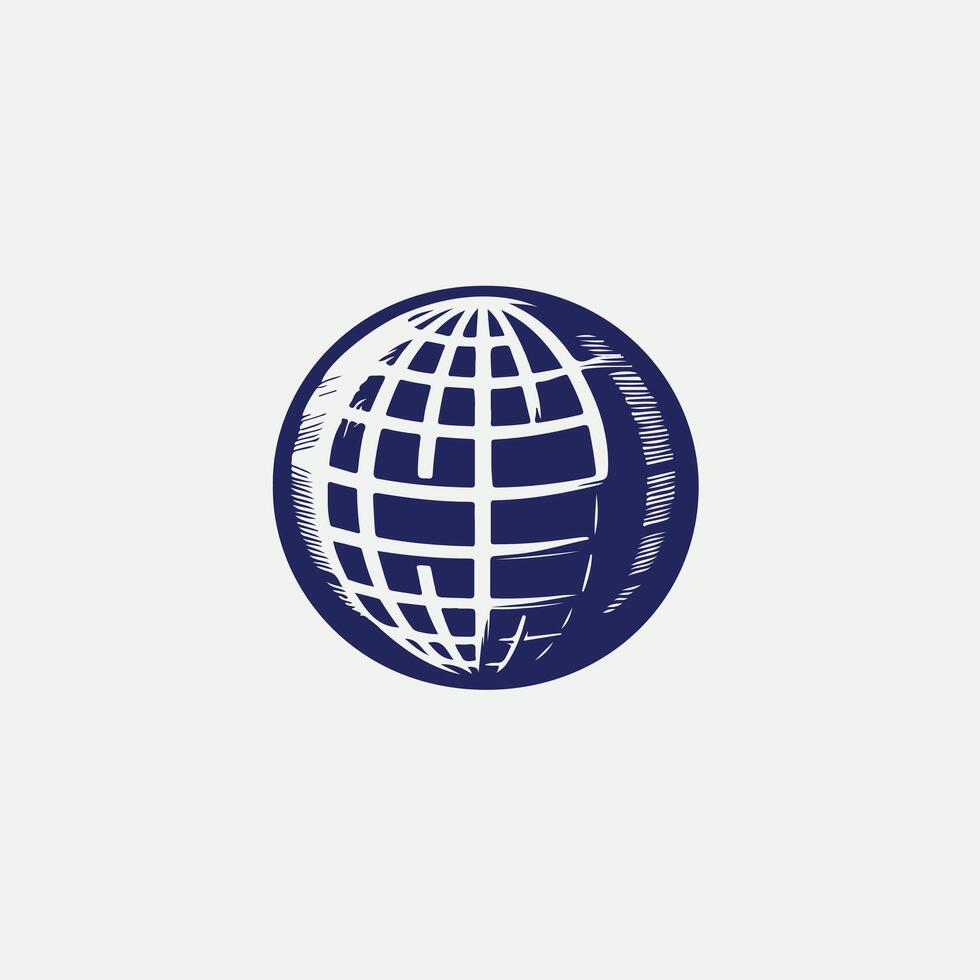 Terra Journey Globe design vector