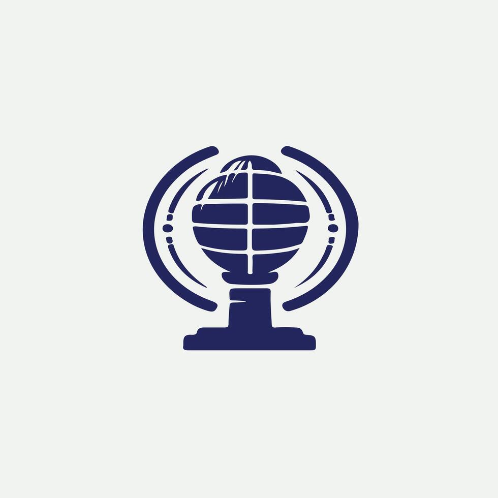 World Edge Globe design vector