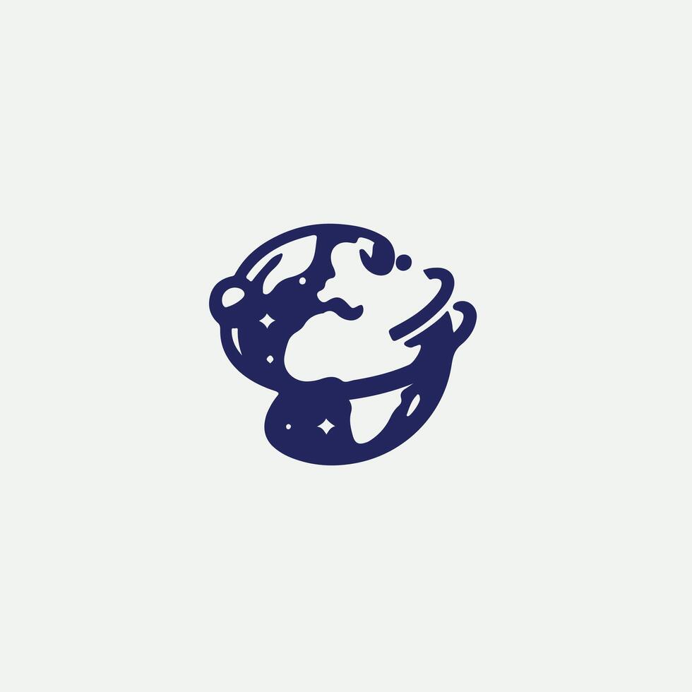 Globi X Globe design vector