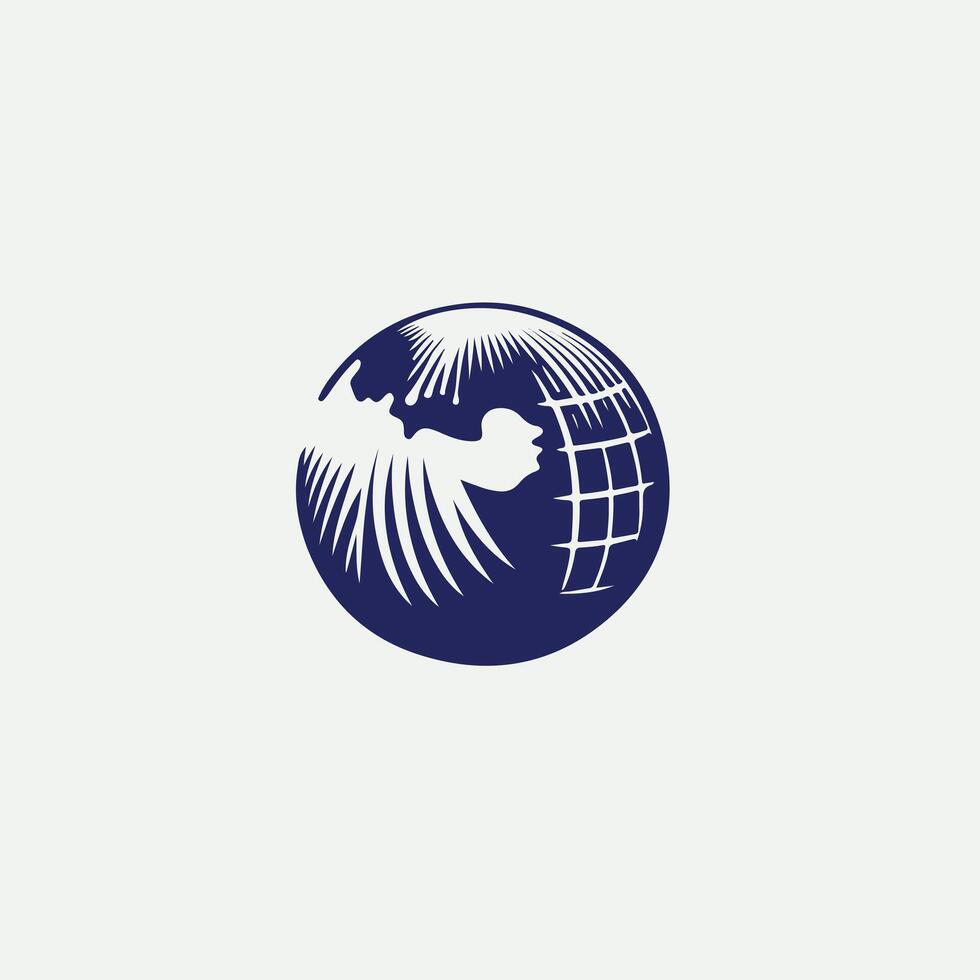 Global Voyage Globe design vector