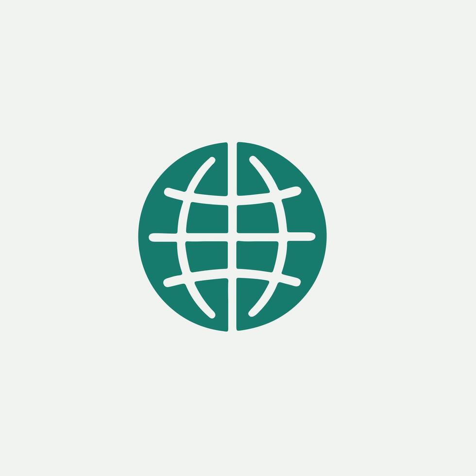 Terra Sphere Globe design vector