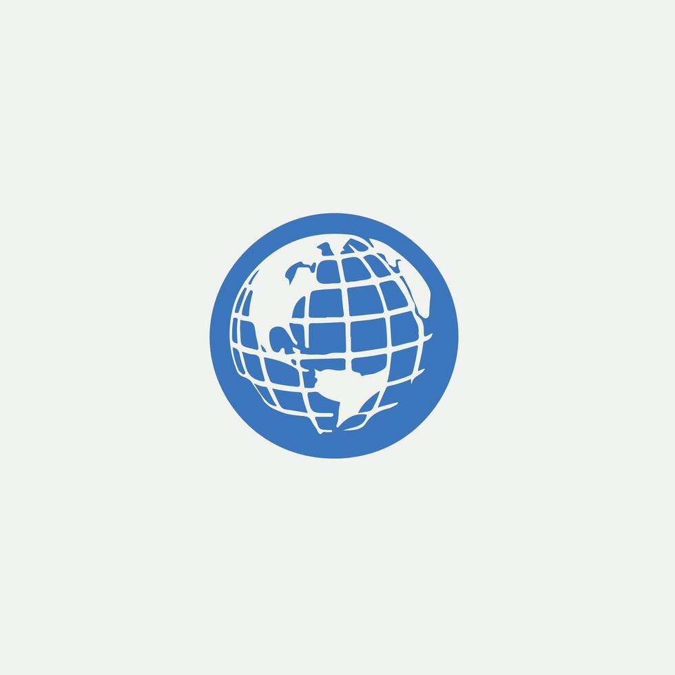 Sphere Vision Globe design vector