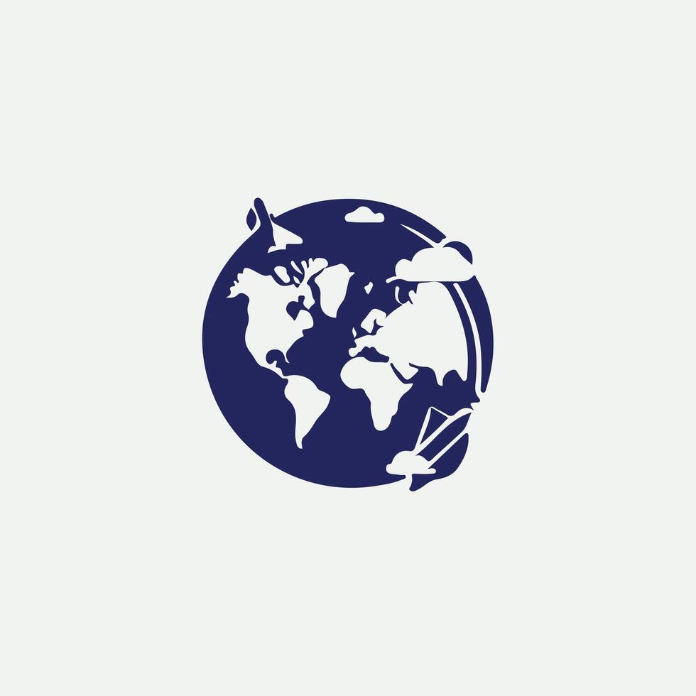 World Connect Globe design vector