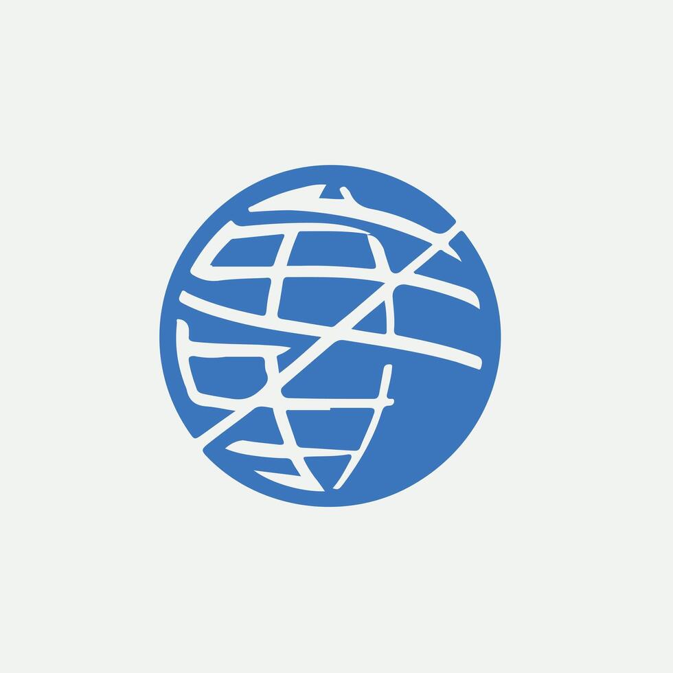 Terra World Globe design vector