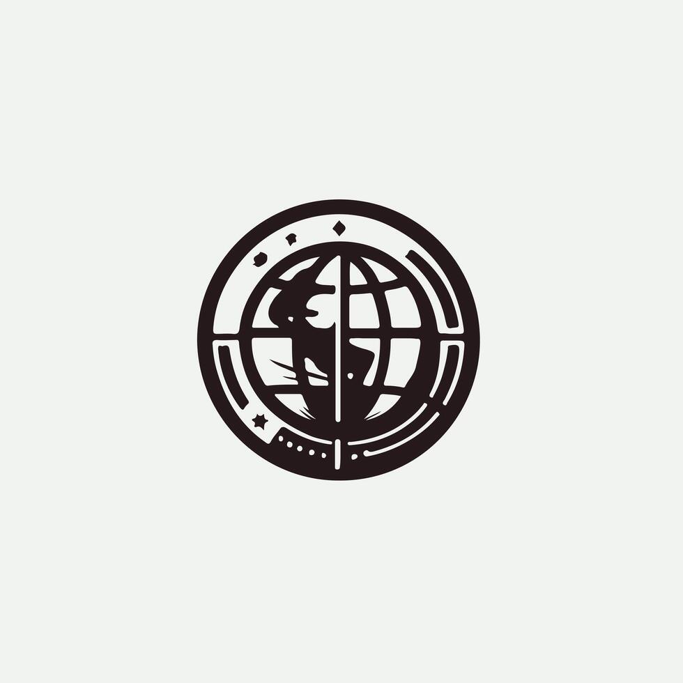 Earth X plorer Globe design vector