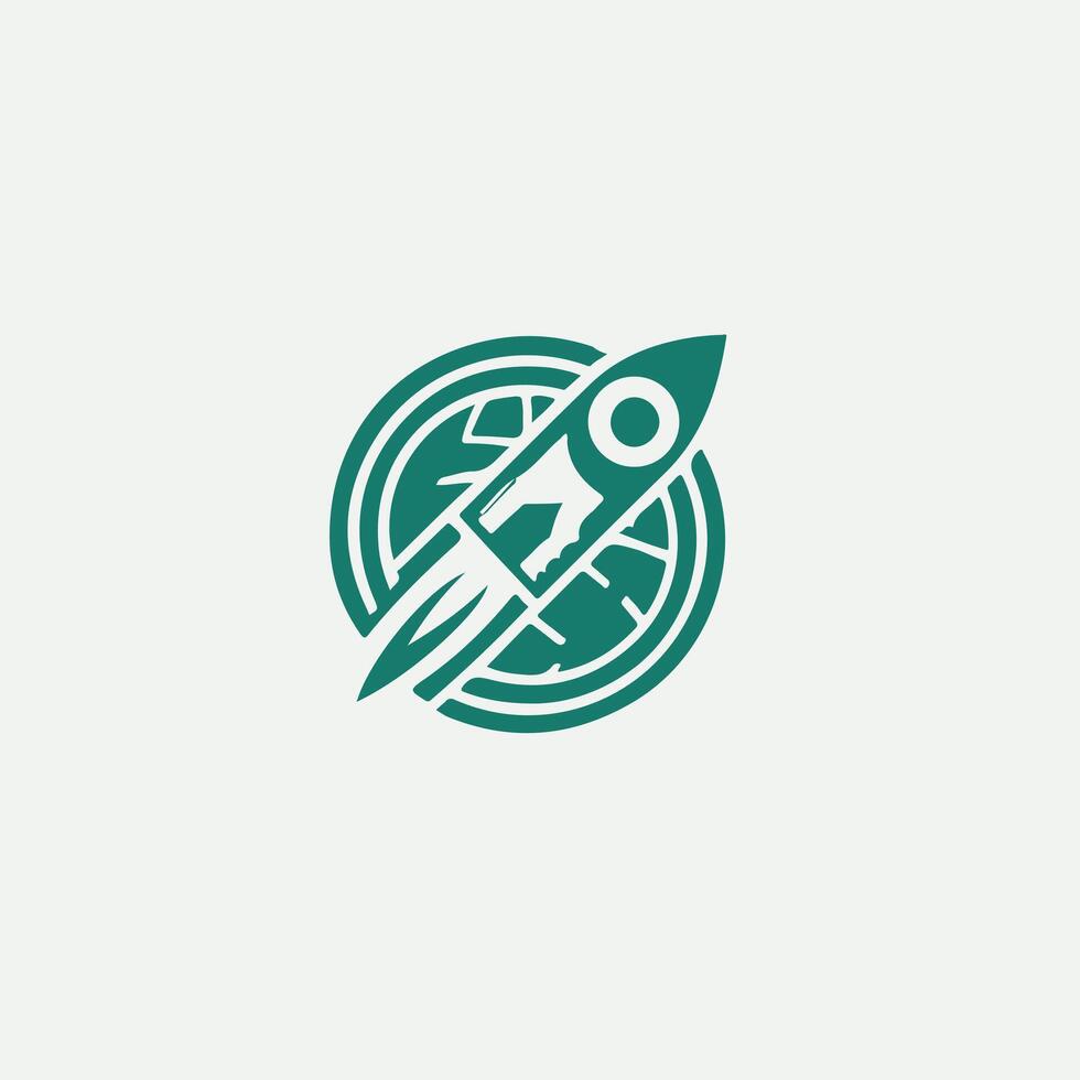Globe Orbit Globe design vector