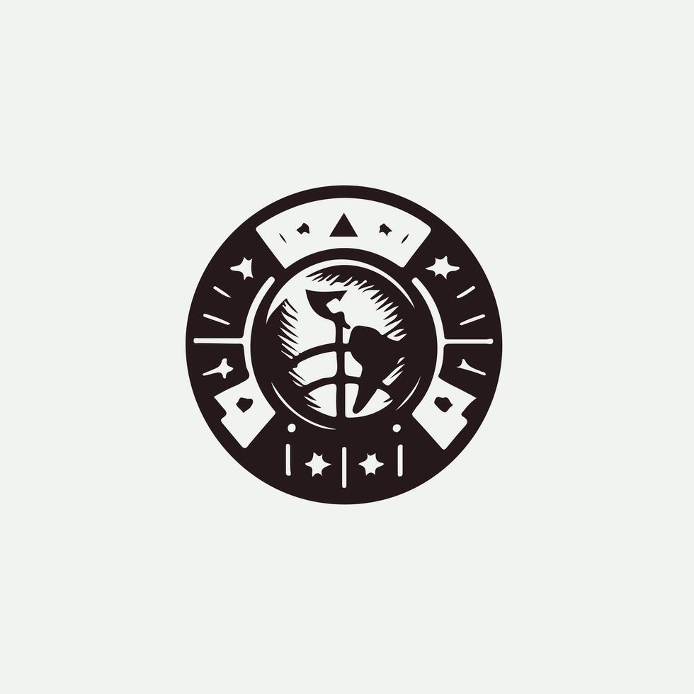Globe Focus Globe design vector