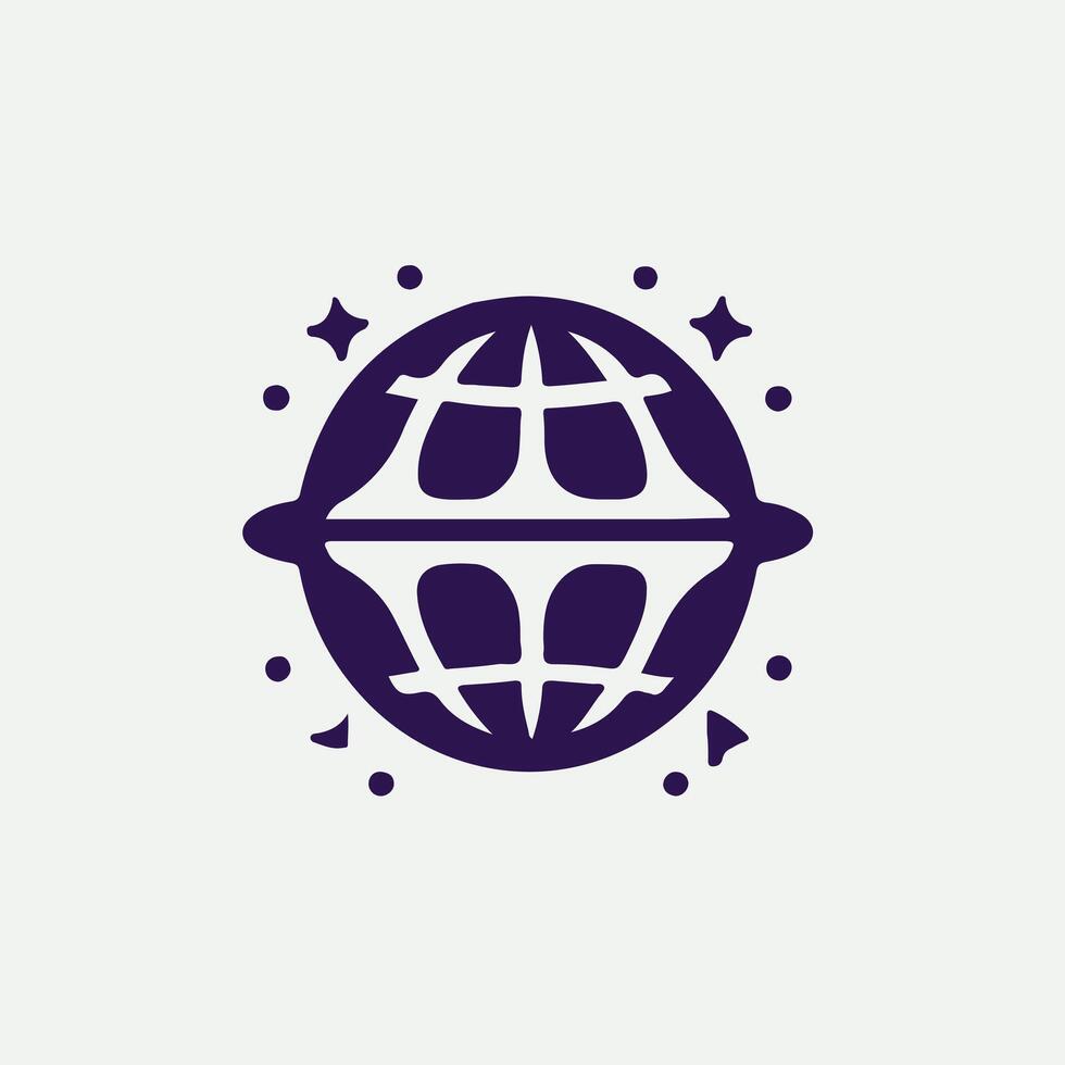 World Glide Globe design vector