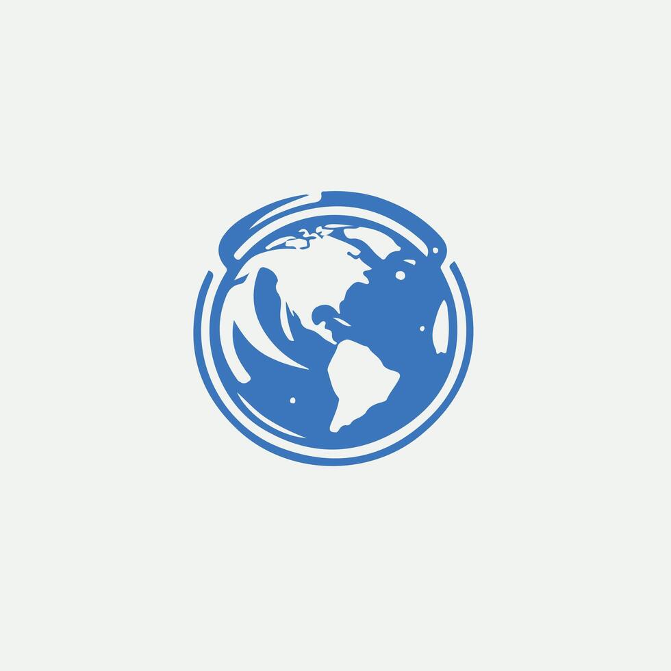 Globe Bridge X vector