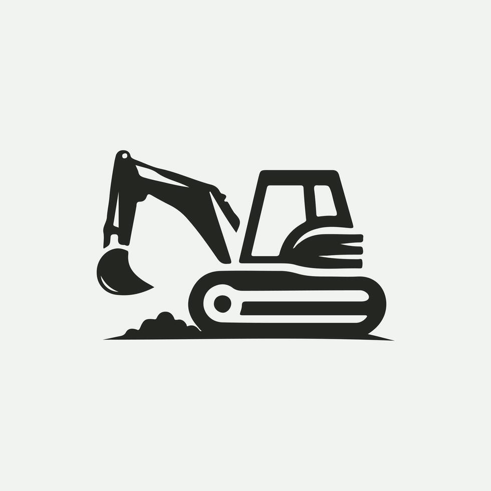 TurboDig Excavation Logo vector