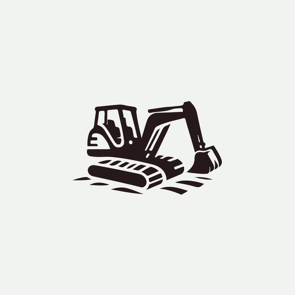 Root Breaker Excavation Logo vector