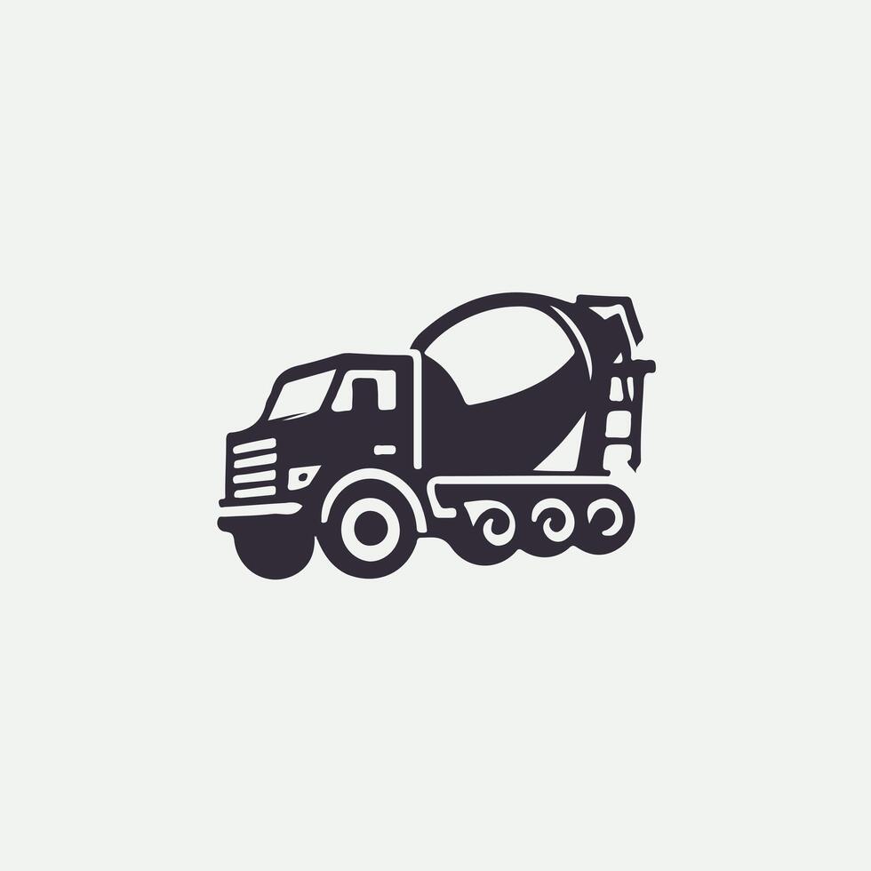 Mix Swift concrete mixer trucK vector