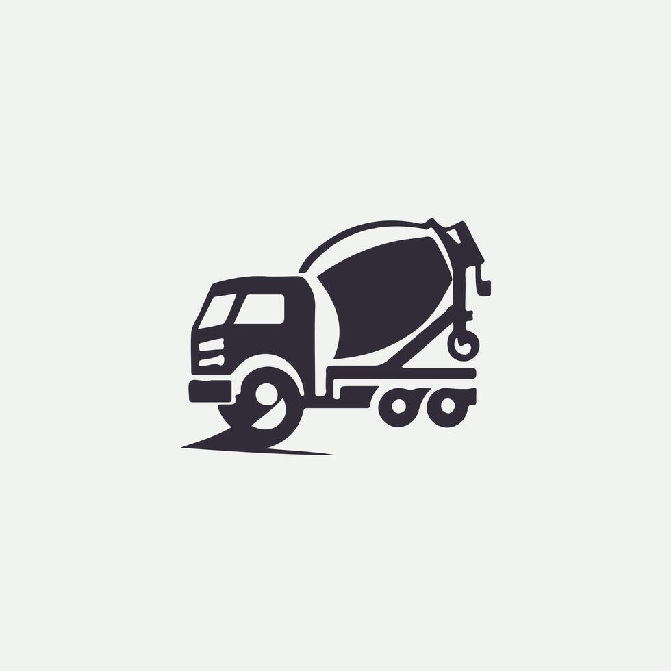Mix Truck Pro concrete mixer trucK vector