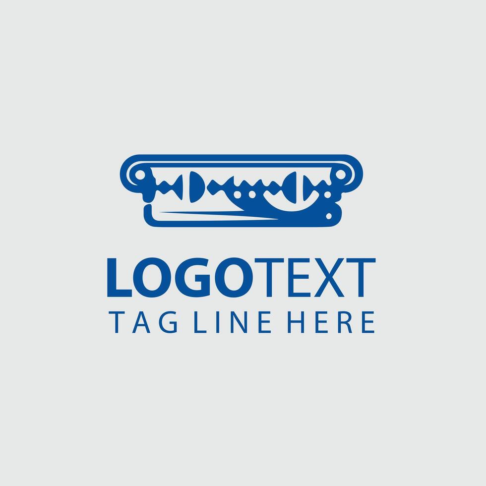 True Craft Straight Razors Design vector