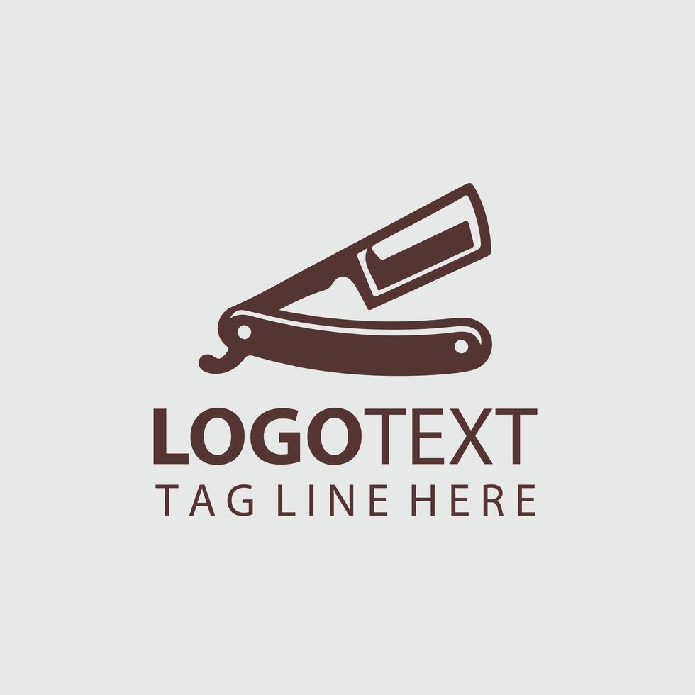 High Craft Blades Straight Razors Design vector