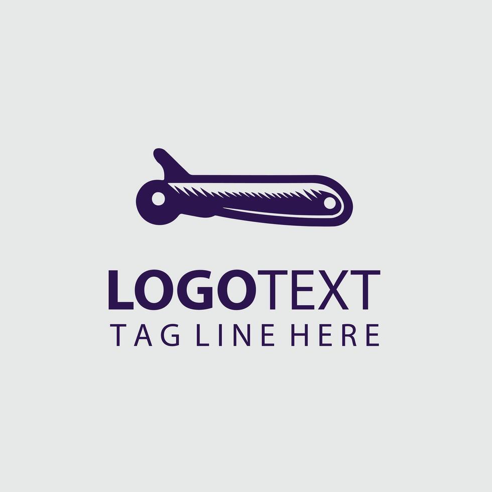 Timeless Edge Straight Razors Design vector